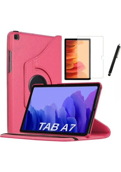 Gogoplus Samsung Galaxy Tab A SM-T510/T515/T517 10.1" Kılıf Uyku Modlu Smart Cover Katlanabilir Standlı Kapaklı Tablet Kılıfı Pembe