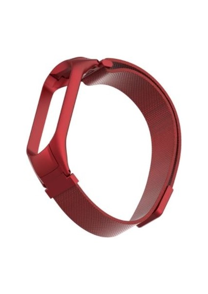 Xiaomi Mi Band 5 Mi Band 6 Tme Metal Hasır Kordon Kayış