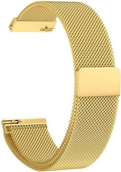 Samsung Gear Watch 42MM Metal Hasır Mıknatıslı Tme Kordon 20MM