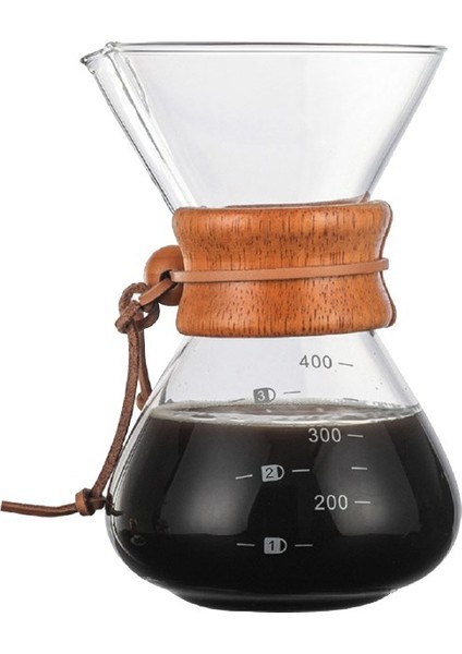 Campout Filtre Kahve Cam Set 400 ml