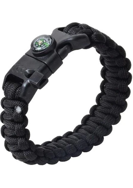 Campout Magnezyumlu Paracord Bileklik Pusulalı