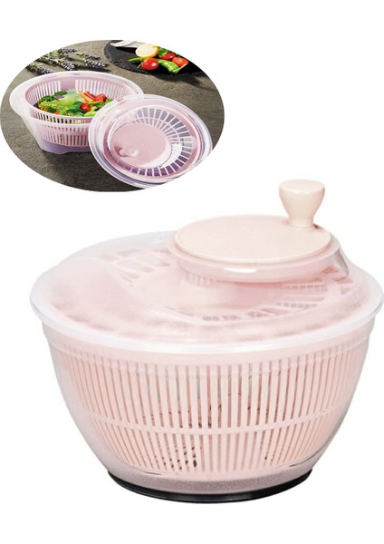 Süzgeçli Salata ve Sebze Kurutucu Pudra 4,75 Lt