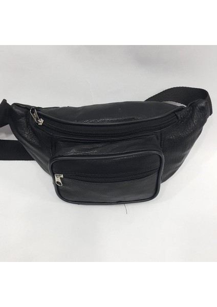 Üç Bölmeli Deri Bel Çantası fiyatları