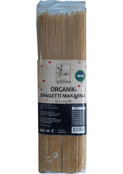 Organik Spagetti 500 gr