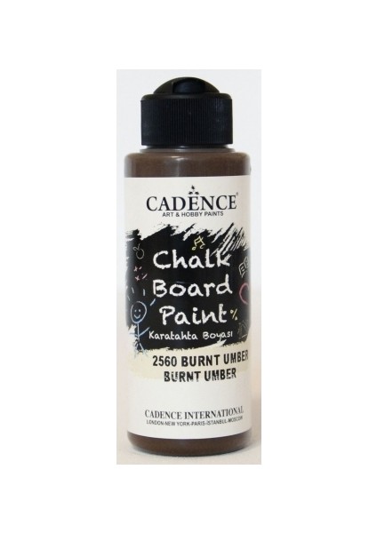 2560 Burnt Umber Kara Tahta Boyası