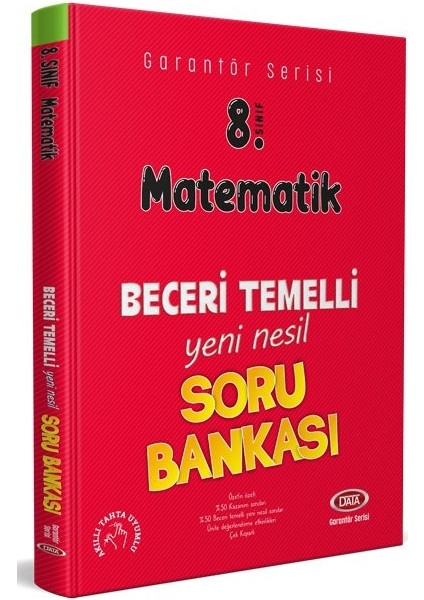 8. Sınıf Matematik Beceri Temelli Soru Bankası (Garantör Serisi)