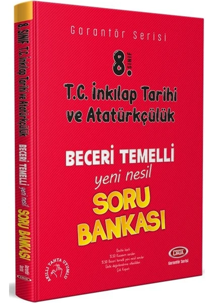 Data Yayınları 8. Sınıf Tc Inkılap Tarihi ve Atatürkçülük Beceri Temelli Soru Ba