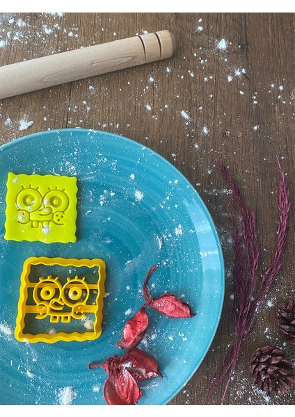 Süngerbob Kurabiye Kalıbı Kare Pantolon Kurabiye Kalıbı Spongebob Kurabiye Kalıbı