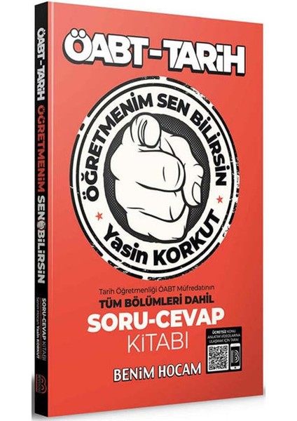 ÖABT Tarih Öğretmenim Sen Bilirsin Soru Cevap Kitabı