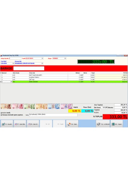 Barkodlu Satış Mağaza Programı- Aves Ticari Eko Lab