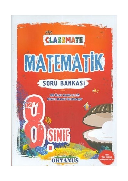 Okyanus Yayınları 8. Sınıf Classmate Matematik Soru Bankası