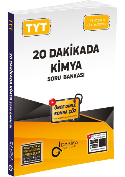 Dakika Yayınları 20 Dakikada TYT Kimya Soru Bankası