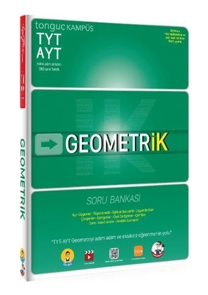 Anonim Yayıncılık Tonguç TYT AYT Geometrik Soru Bankası