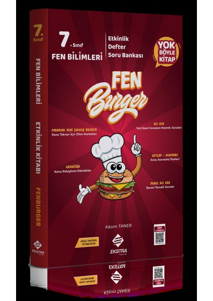 Ekstra Yayınları 2022 7.Sınıf Fenburger Fen Bilimleri