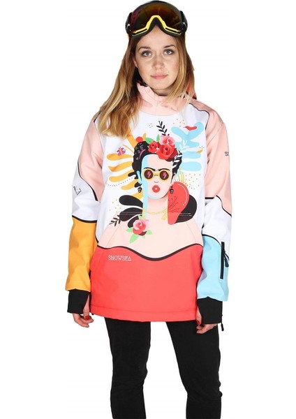 Frida Kahlo Bayan Snowboard ve Kayak Montu