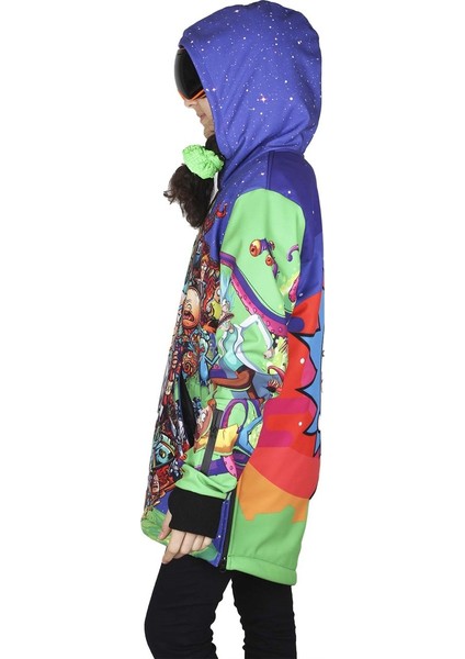 Rick & Morty Çocuk Snowboard ve Kayak Montu