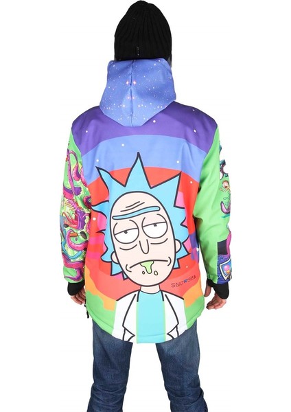Rick & Morty Mavi Snowboard ve Kayak Montu