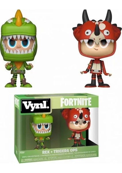 Vynl 4" 2-Pack Fortnite Rex Tricera Ops