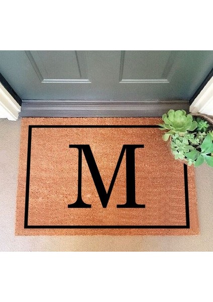Harf Tasarımlı Kapı Paspası
