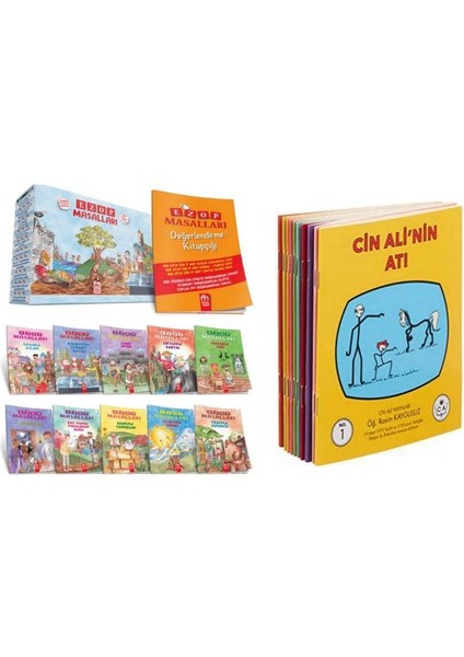 1. Sınıf Hikayeleri Ezop ve Cin Ali'nin Atı 10'lu Hikaye Seti