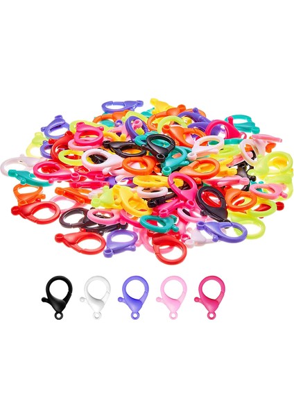 100 Adet Klips Kanca Seti - Çok Renkli (Yurt Dışından)
