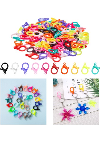 100 Adet Klips Kanca Seti - Çok Renkli (Yurt Dışından) fırsatları