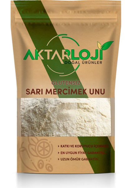 2'li Glutensiz Mercimek Unu Seti 50 gr Sarı + 50 gr Kırmızı Mercimek Unu Toplam 100 G