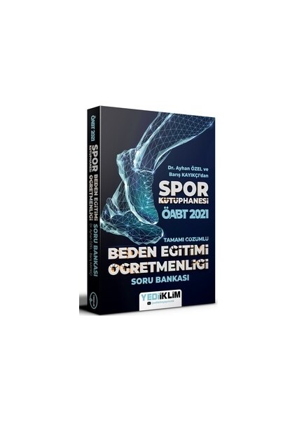 Yediiklim Yayınları 2021 ÖABT Beden Eğitimi Öğretmenliği Spor Kütüphanesi Tamamı Çözümlü Soru Bankası