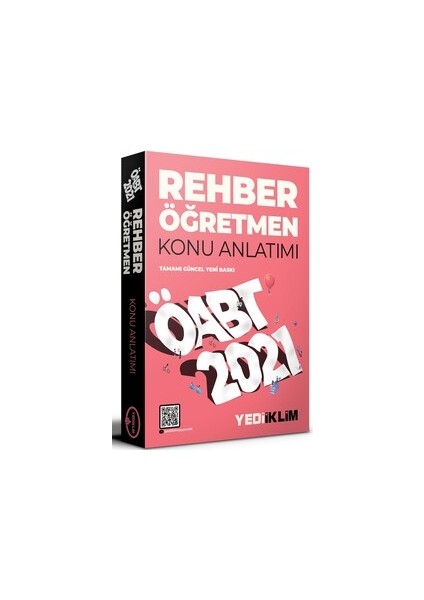 Yediiklim Yayınları 2021 ÖABT Rehber Öğretmen Konu Anlatımı