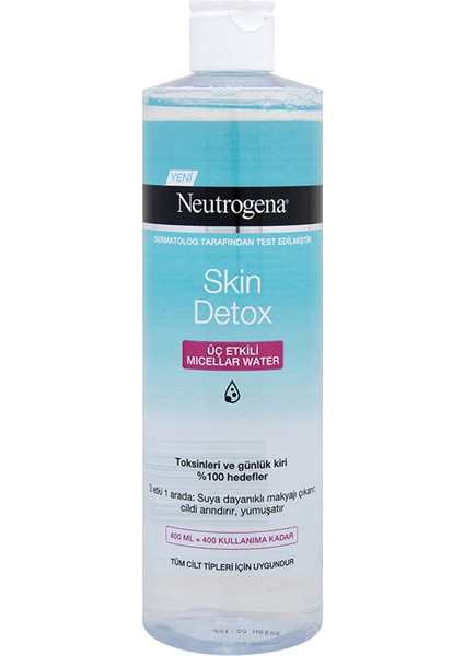 Skin Detox 3 Etkili Micellar Water 400ML