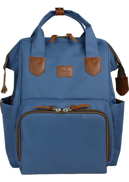 Margarita Anne Bebek Bakım ve Sırt Çantası-Çivit