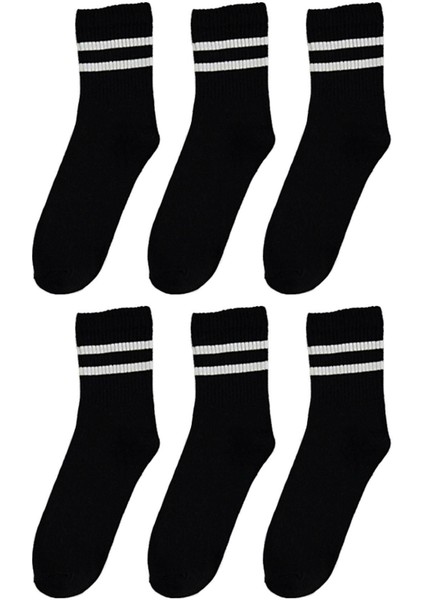 Bella Merchell 6'lı Siyah Unisex Çemberli Kolej Seti
