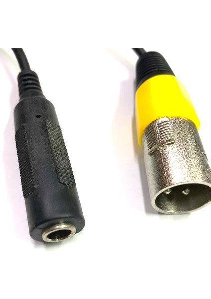 Xlr Erkek - 6.3mm Mono Dişi Çevirici Kablo