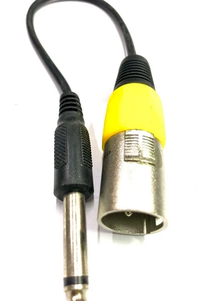 Xlr Erkek - 6.3mm Mono Erkek Çevirici Kablo