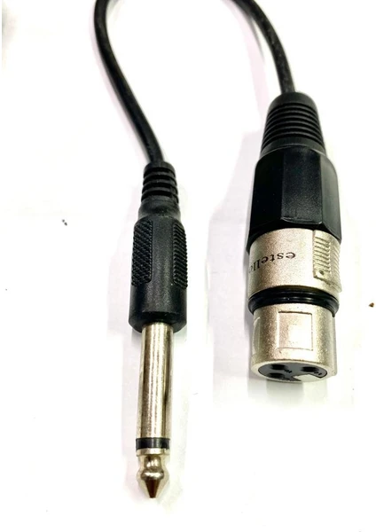 Xlr Dişi - 6.3mm Mono Erkek Çevirici Kablo