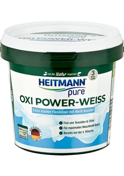 Pure Beyaz Çamaşırlar İçin Oxi Güçlü Deterjan 500 gr