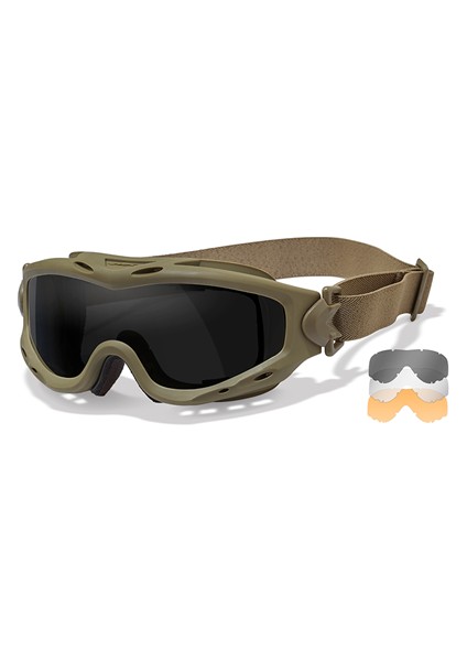 SP29T Spear Tan Goggle Smoke/clear