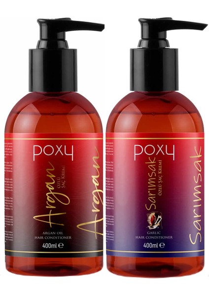 Argan Özlü Bakım Şampuanı 400 ml Kapalı Saçlar Özel Sarımsak Özlü Şampuan 400 ml