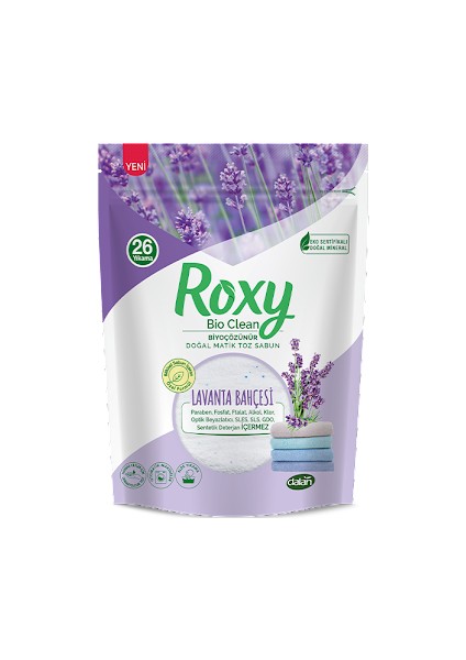 Roxy Toz Sabun Bioclean 800 gr Lavanta