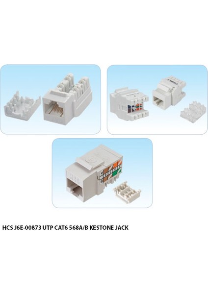 Keystone Jack UTP Cat6 LSA