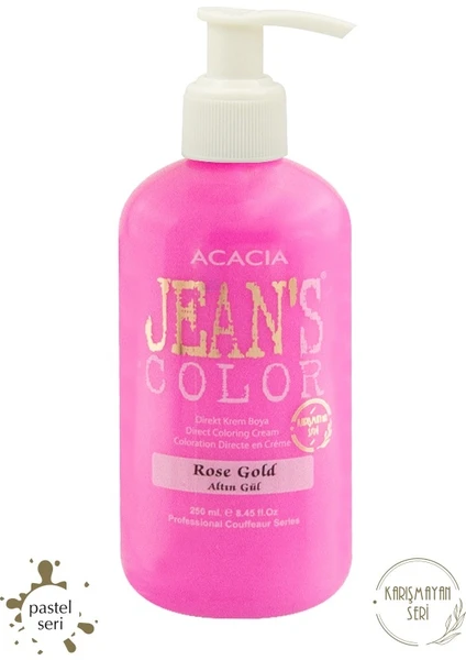 Jean's Color Altın Gül 250 Ml. Rose Gold