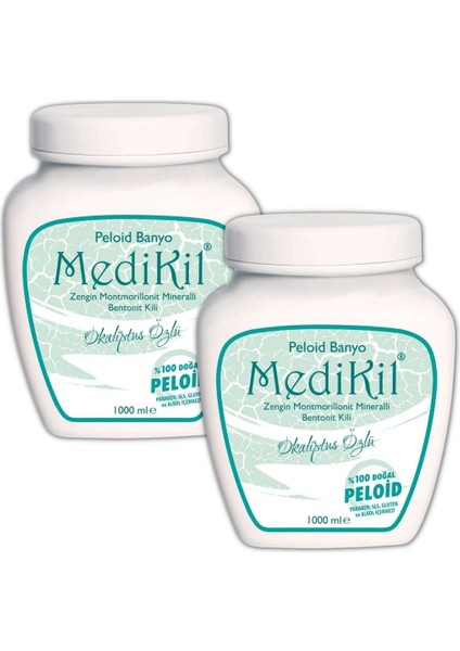 Peloid Ayak ve Banyo Terapisi Okaliptus Özlü 1000 ml x 2 Adet