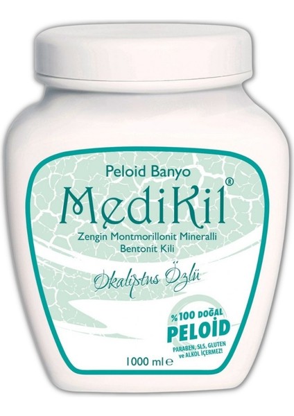 Peloid Ayak ve Banyo Terapisi Okaliptus Özlü 1000 ml x 2 Adet