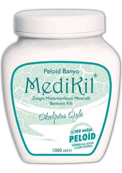 Peloid Ayak ve Banyo Terapisi Okaliptus Özlü 1000 ml x 3 Adet