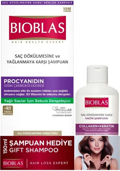 Procyanidin Yağlanmaya Karşı Şampuan 360 ml + 150 ml