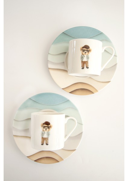 Teddy Bear Soft Iki Kişilik Kahve Fincan Takımı fiyatları