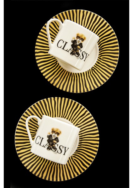 Teddy Bear Classy Iki Kişilik Kahve Fincan Takımı