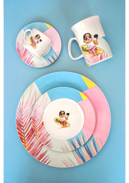 Teddy Bear Beach Iki Kişilik Kahve Fincan Takımı fiyatları