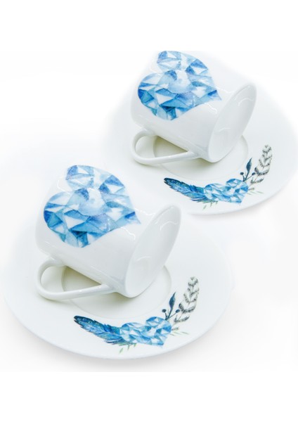 Turkuaz Love Iki Kişilik Kahve Fincan Takımı fiyatları