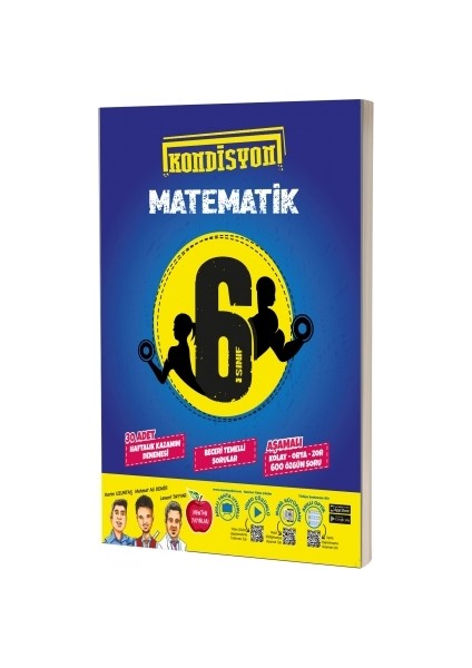 6. Sınıf Kondisyon Türkçe Matematik Fen Bilimleri Deneme Seti